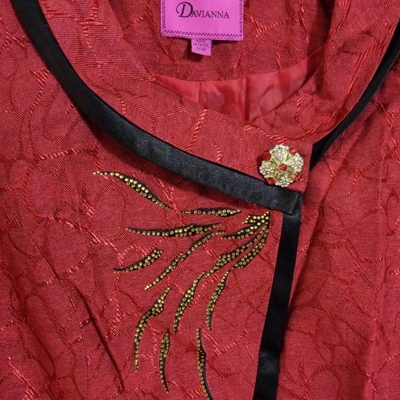 Davianna Valentine's 2 pc skirt set 20w - Picture 2 of 7